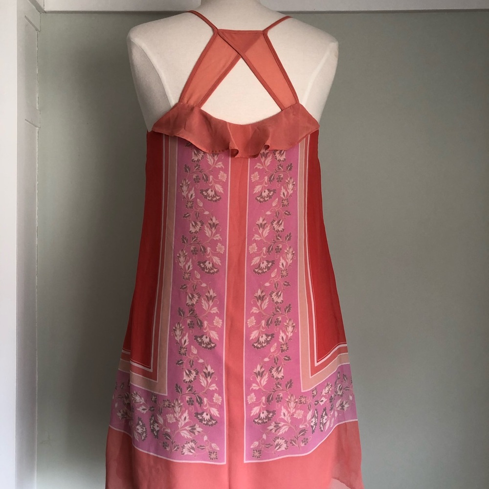 Summery Ruffle Print Dress - Picture 6 of 9